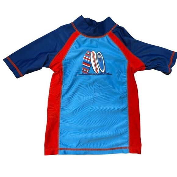 Youth Boys UV Skinz Surfboard Rash Guard Swim Shirt Top - Sz 5 - Picture 1 of 1